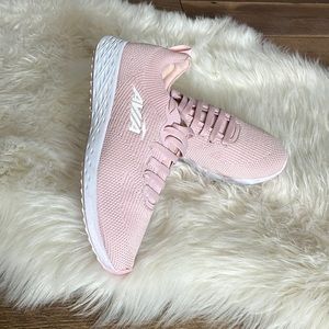 Pink sneakers